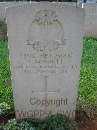 Dar Es Salaam War Cemetery - Bennett, F